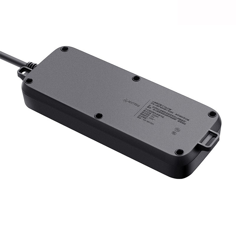 公牛 GN-B8330H B8系列新国标插座 六联总控 1.8米 黑色按（个）销售