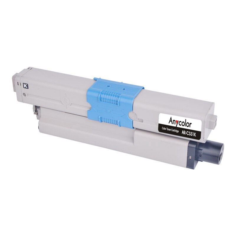 欣彩 AR-C331K 粉盒 2000页 黑色 适用冲电气OKI C331DN C530dn M561 C310dn按个销售