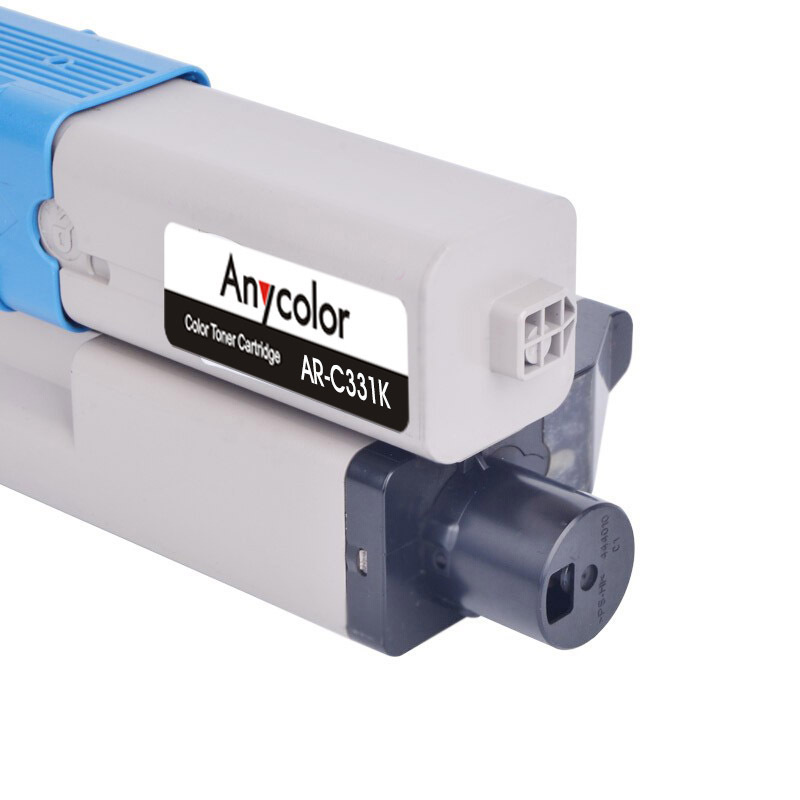 欣彩 AR-C331K 粉盒 2000页 黑色 适用冲电气OKI C331DN C530dn M561 C310dn按个销售