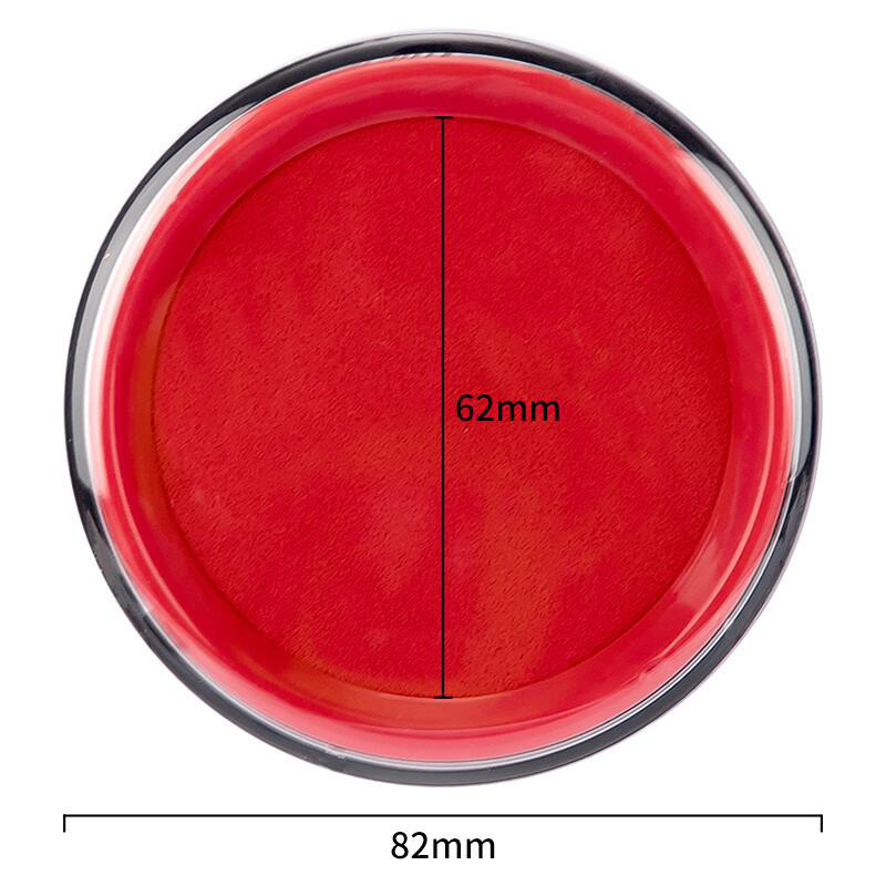 得力 9863ES 快干印台 直径80mm 红色按只销售