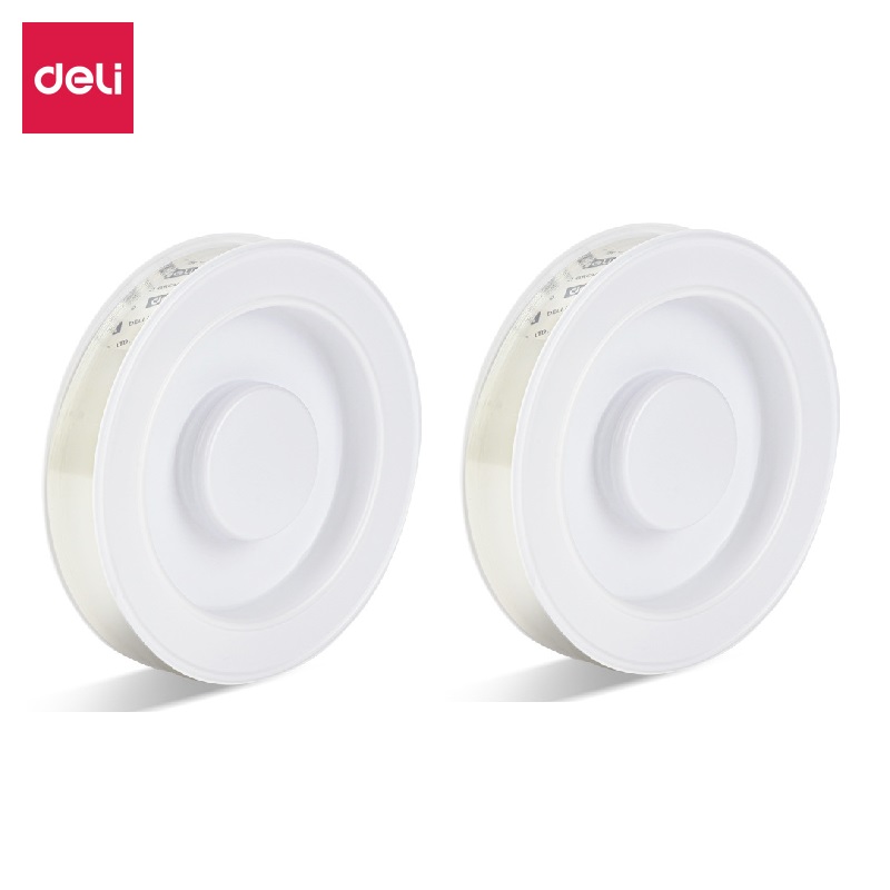 得力 33625 纳米双面胶带 15mm*3m*1mm (2卷/盒) 透明色按（盒）销售
