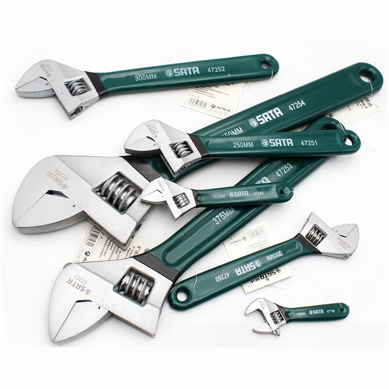 世达 47248 沾塑欧式活动扳手 4"按(把)销售 世达 47248 沾塑欧式活动扳手 4"按(把)销售