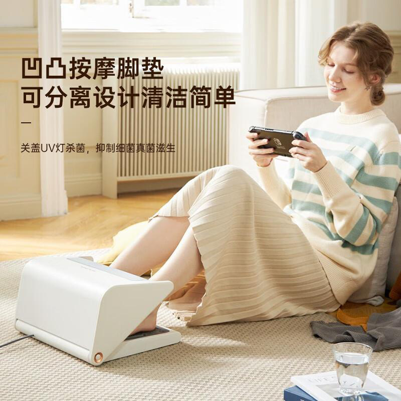 摩飞 MR2025 暖脚器取暖器办公室加热脚垫桌下取暖器 200W 200W 白色按（台）销售