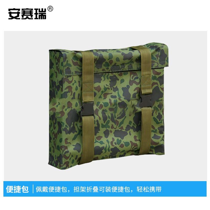 安赛瑞 300821 铝合金折叠担架 便携带轮带支架 迷彩按（台）销售