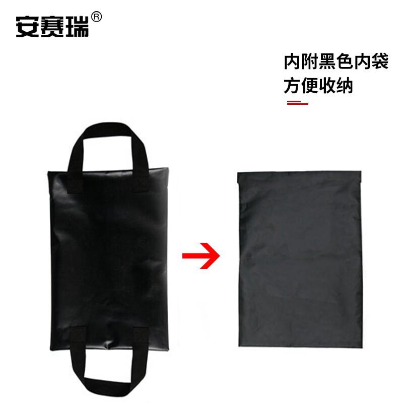 安赛瑞 300834 帐篷配重袋 （不含沙） 黑色1对装按（包）销售