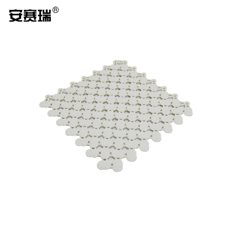 安赛瑞 310134 防滑垫 白色长 20cm 宽20cm 4片装按（包）销售