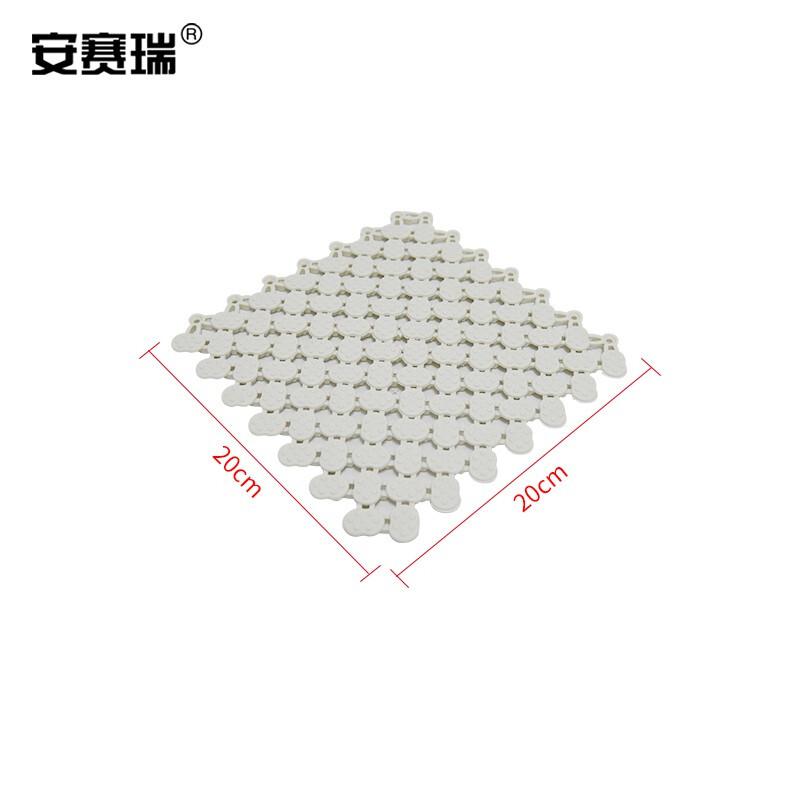 安赛瑞 310134 防滑垫 白色长 20cm 宽20cm 4片装按（包）销售