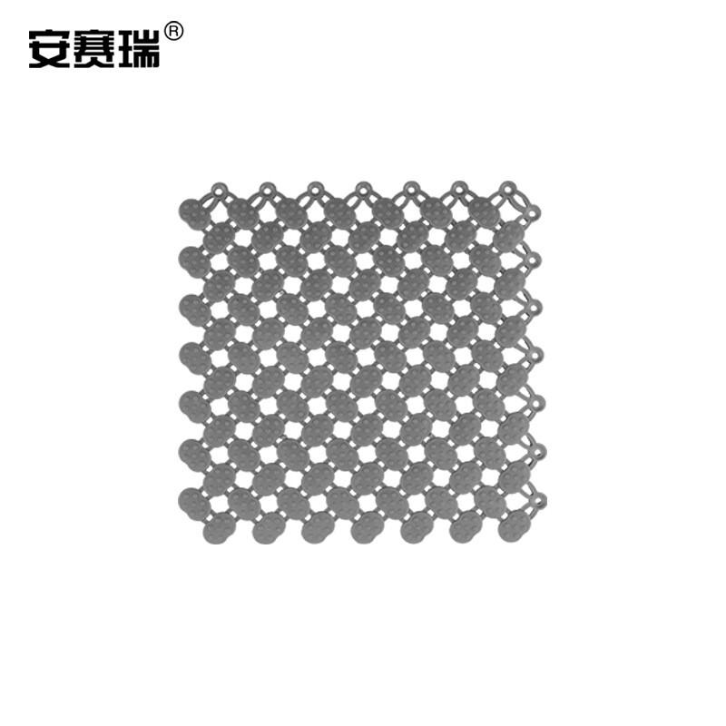 安赛瑞 310135 防滑垫 浅灰色 长20cm 宽20cm 4片装按（包）销售