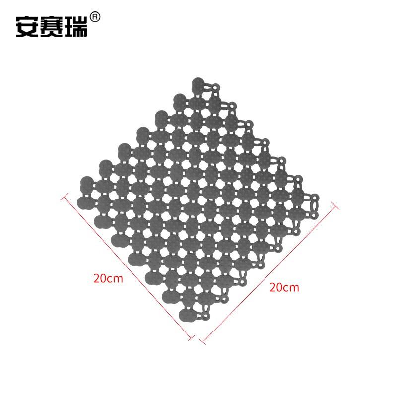 安赛瑞 310135 防滑垫 浅灰色 长20cm 宽20cm 4片装按（包）销售
