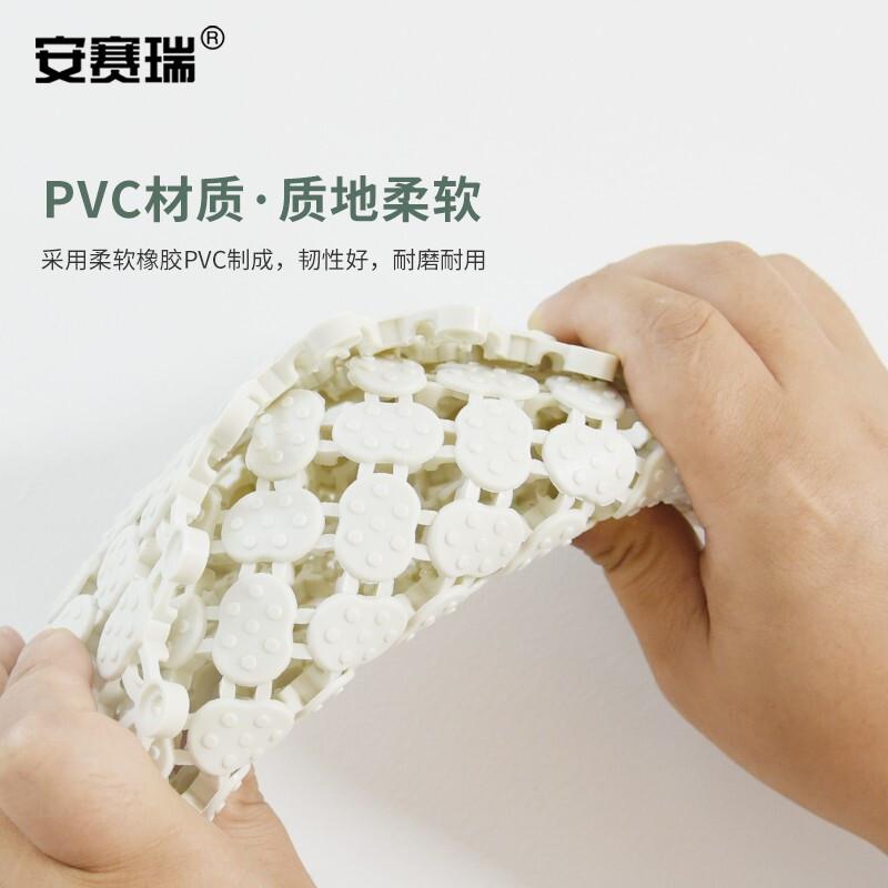 安赛瑞 310135 防滑垫 浅灰色 长20cm 宽20cm 4片装按（包）销售
