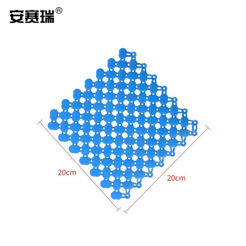 安赛瑞 310136 防滑垫 蓝色 长20cm 宽20cm 4片装按（包）销售