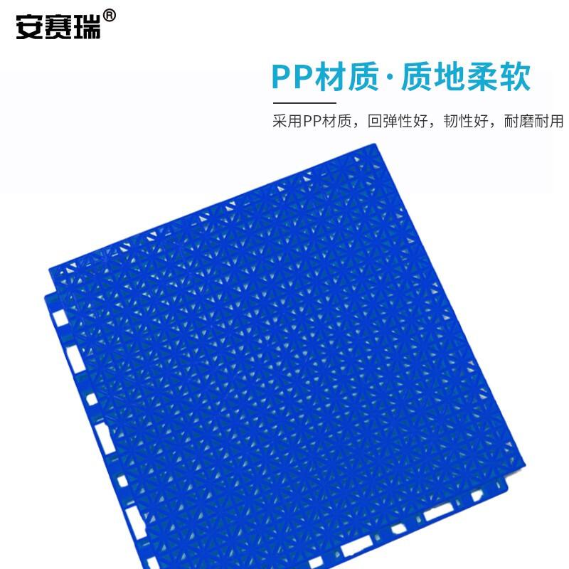 安赛瑞 310142 悬浮拼装地板 蓝色 25x25cm 1平米按（平米）销售
