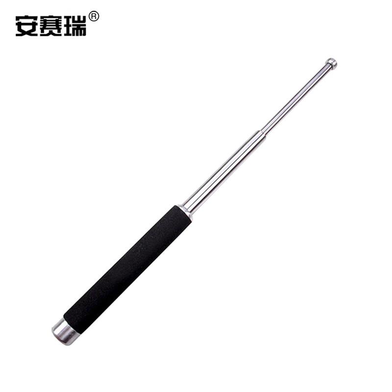 安赛瑞 310375 三节伸缩棍 银色合金钢21寸按（个）销售