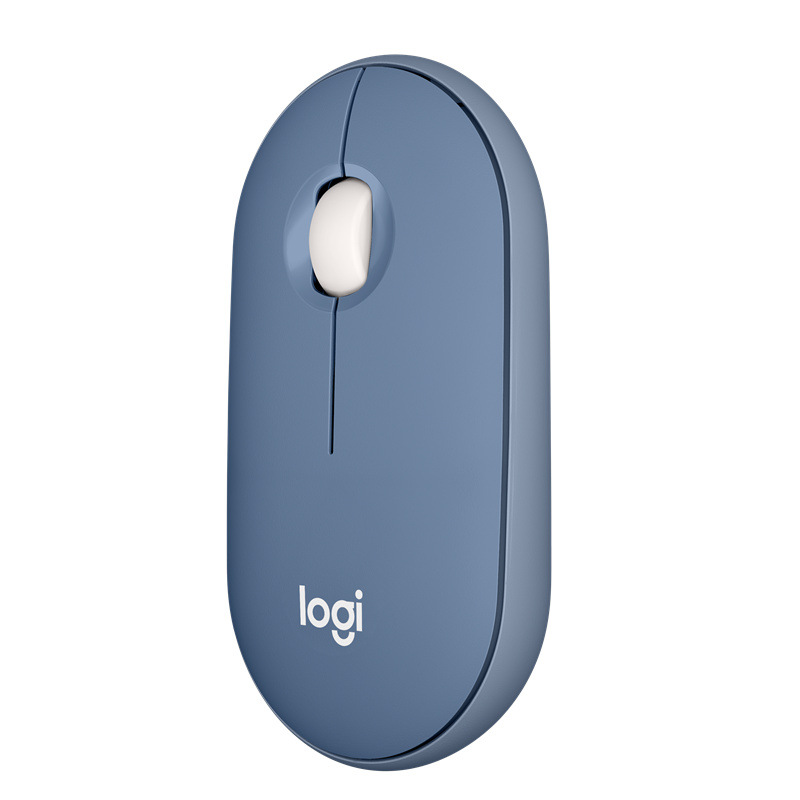 罗技 Pebble 无线蓝牙鼠标 品月蓝 蓝色按（个）销售