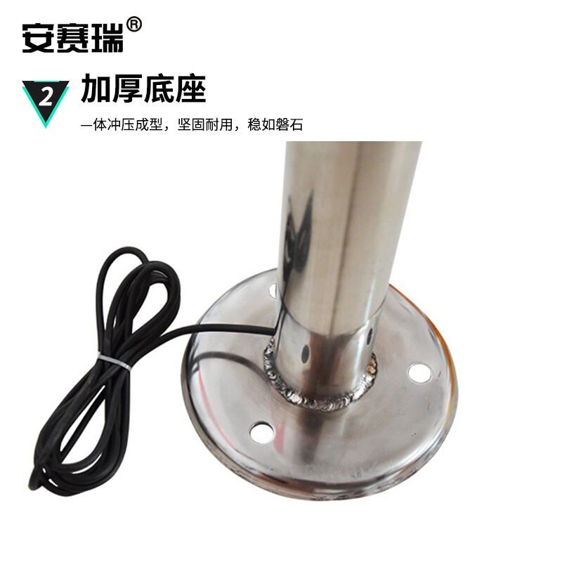 安赛瑞 311090 201不锈钢 触摸式静电消除器 1000mm 含螺丝 接地棒按（箱）销售