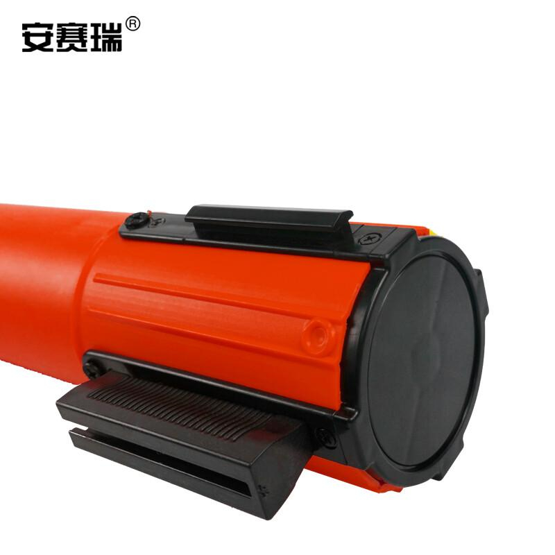 安赛瑞 25607-2 带轮型塑料伸缩隔离柱 （2个装）红/白按（包）销售