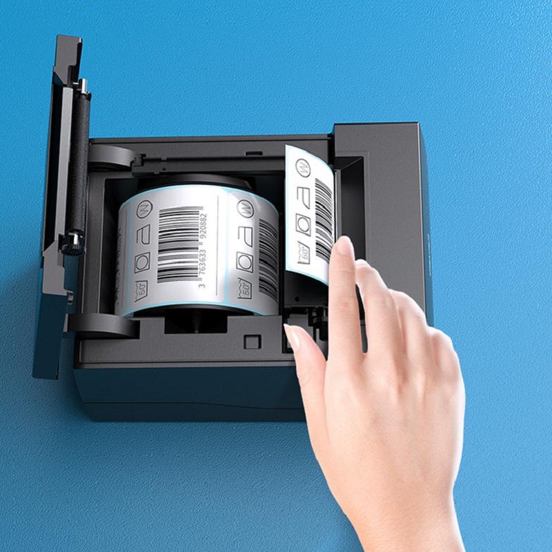 得力 DL-886BW(NEW) 热敏标签打印机 90mm/s 基础版 黑色按（台）销售