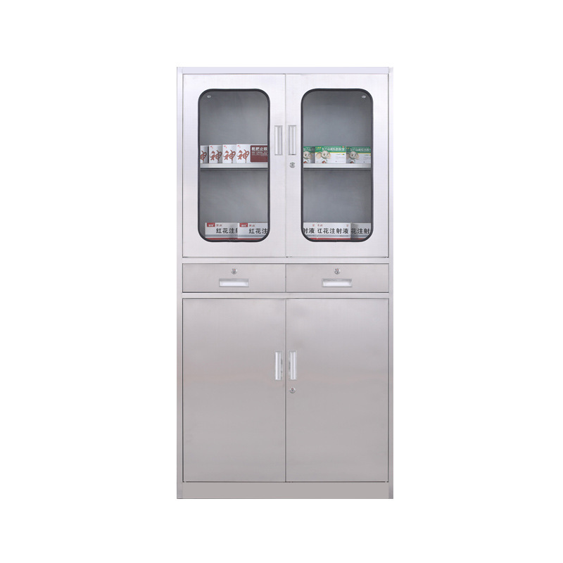 臻远 ZY-BXGA-18 不锈钢304存储柜储物柜 中二斗 900*400*1800按台销售