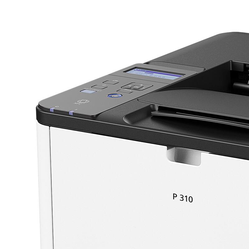 理光 P 310 黑白激光打印机 A4 白色 仅打印、有线网络、自动双面按台销售