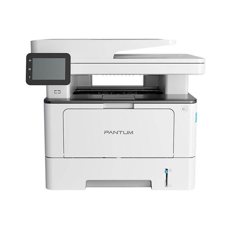 奔图 BM4100FDN 黑白激光多功能一体机 A4 白色 打印、复印、扫描、传真、有线网络、自动双面按台销售