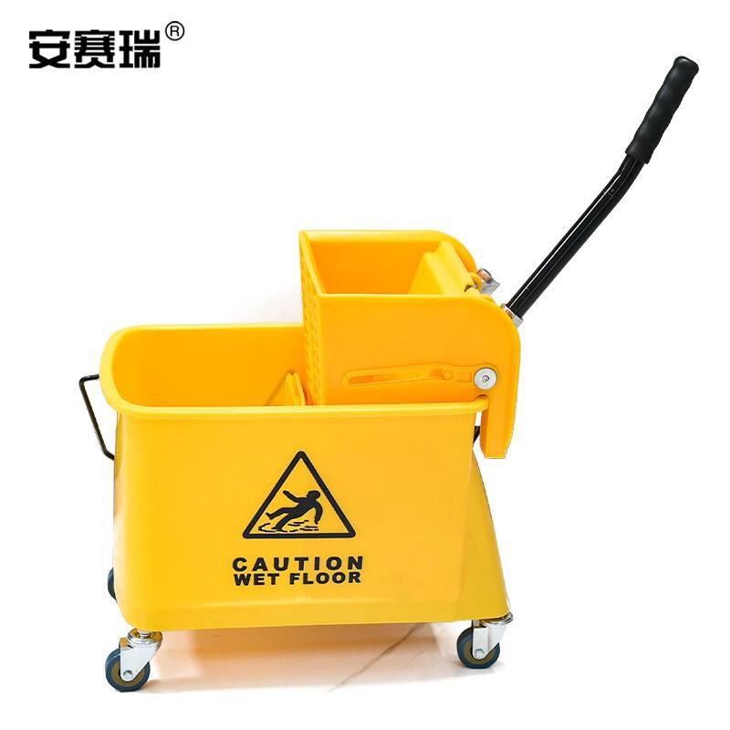 安赛瑞 10671 商用单桶拖把榨水车 （20L）按辆销售