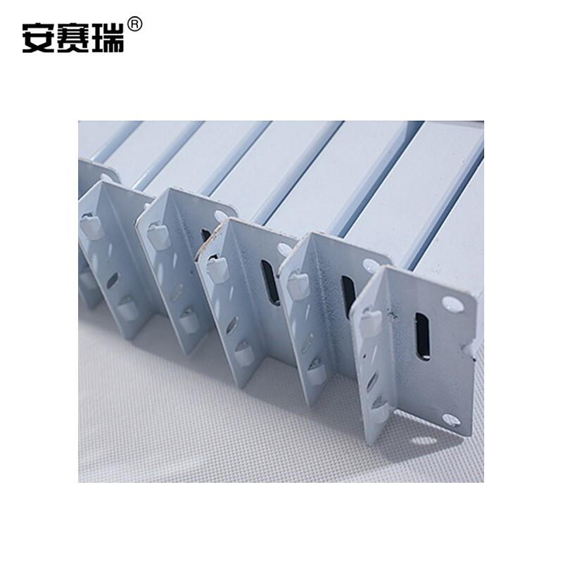 安赛瑞 13319 钢制四层仓储货架 白色 120*50*200cm 100kg/层 主架按（个）销售