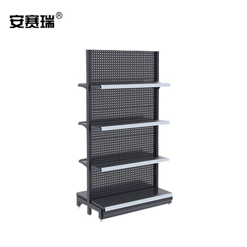 安赛瑞 200413 超市货架展示架 90×65×175cm 双面主架4层按个销售