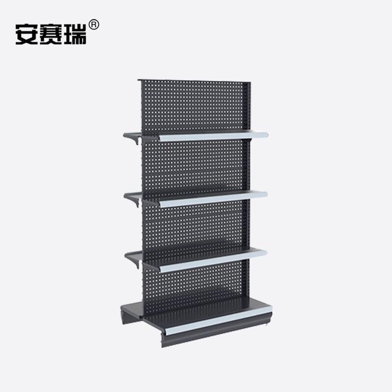 安赛瑞 200417 超市货架展示架 90×65×135cm 双面副架4层按个销售