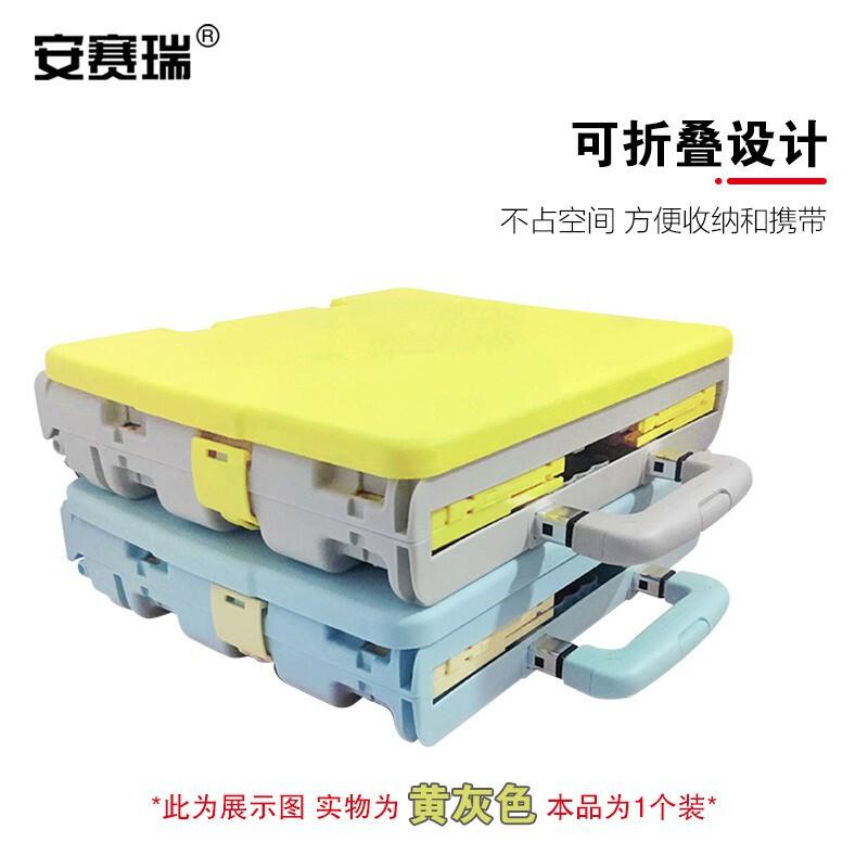 安赛瑞 200484 折叠购物车 拖货折叠手拉车 四轮带盖 灰黄按(辆)销售 安赛瑞 200484 折叠购物车 拖货折叠手拉车 四轮带盖 灰黄按(辆)销售