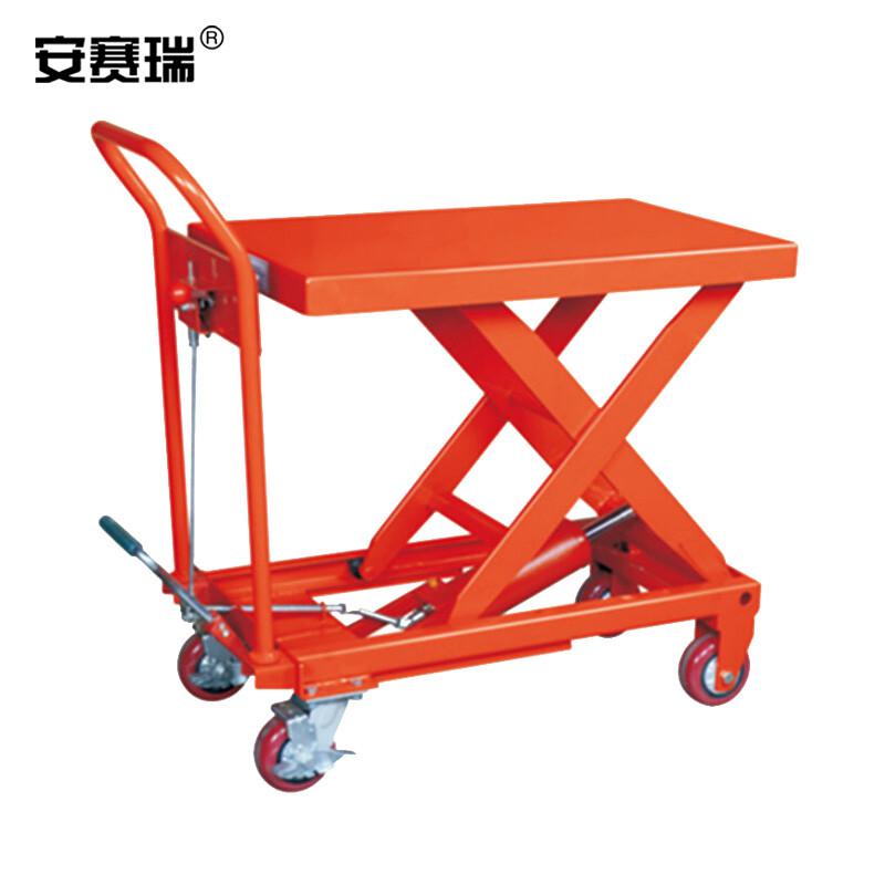 安赛瑞 24823 手工液压平板车 载重500KG升高0.9M按辆销售