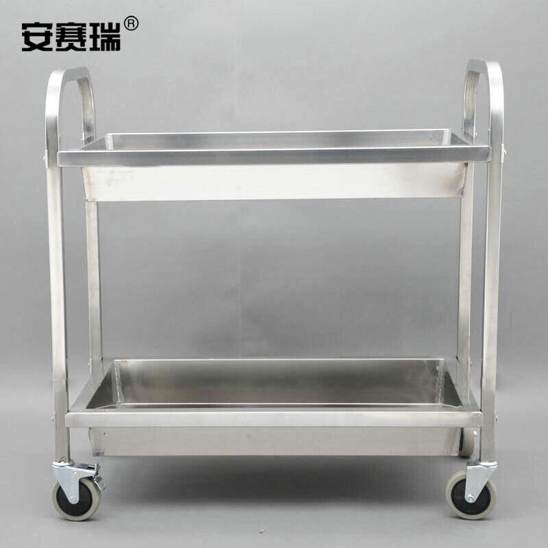 安赛瑞 27199 不锈钢收碗车 二层 中号按(辆)销售 安赛瑞 27199 不锈钢收碗车 二层 中号按(辆)销售