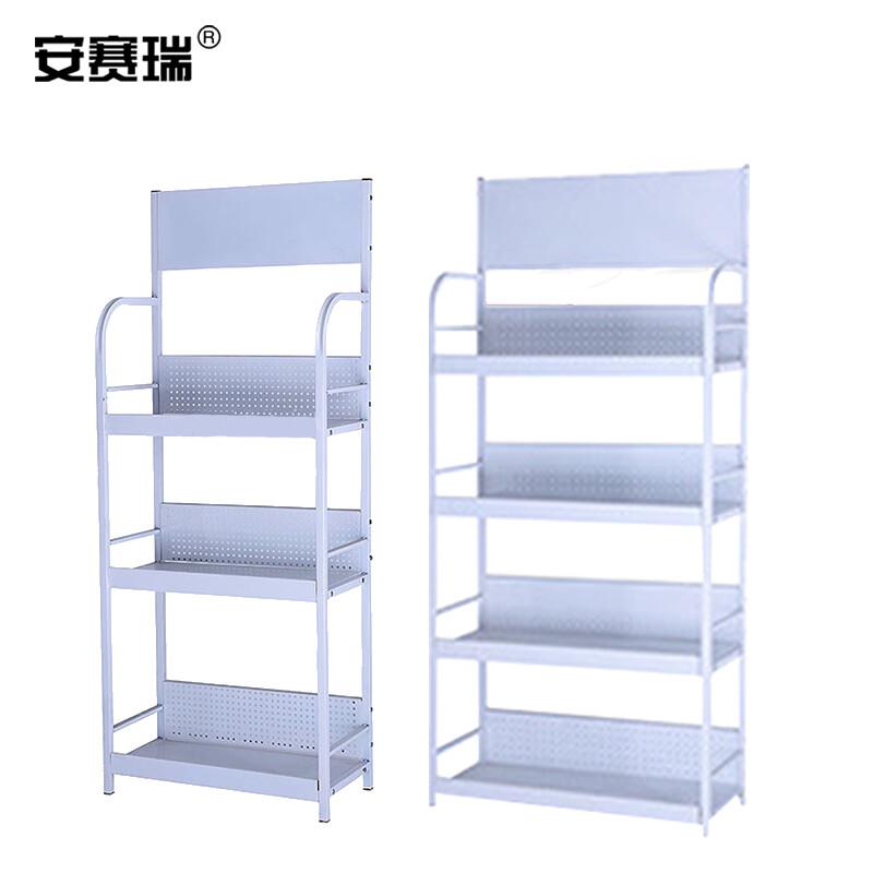 安赛瑞 28384 轻型小货架 配件展示架 三层 白色按(个)销售 安赛瑞 28384 轻型小货架 配件展示架 三层 白色按(个)销售