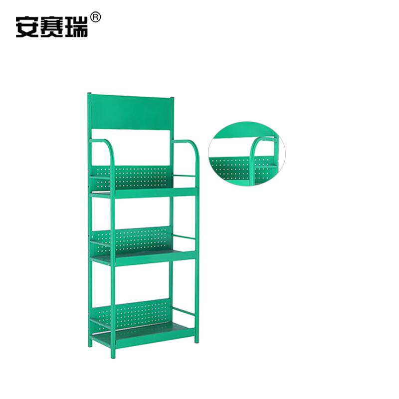 安赛瑞 28385 轻型小货架 配件展示架 三层 绿色按个销售 安赛瑞 28385 轻型小货架 配件展示架 三层 绿色按个销售