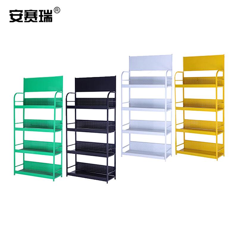 安赛瑞 28390 轻型小货架 配件展示架 四层 黄色按个销售