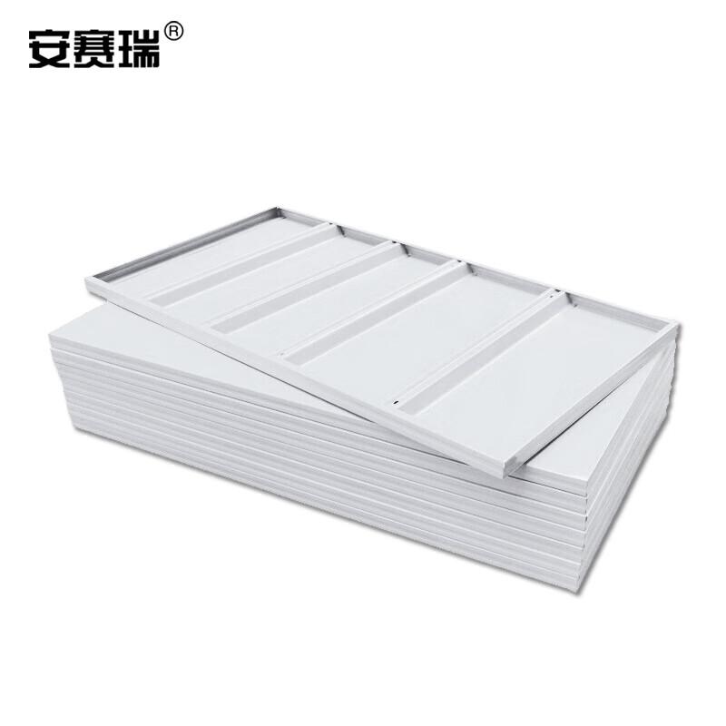 安赛瑞 28428 中型仓储货架 白色150×60×200cm 四层主架 200kg按（个）销售