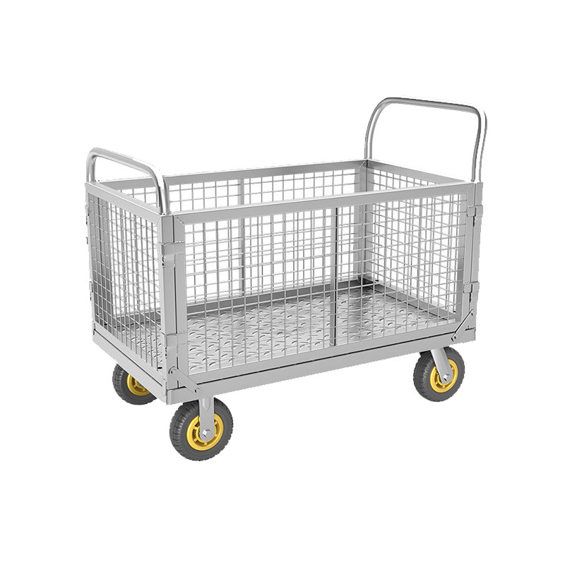 安赛瑞 2C00018 全折叠围栏网格手推车 100×60cm6寸烽火轮按（辆）销售