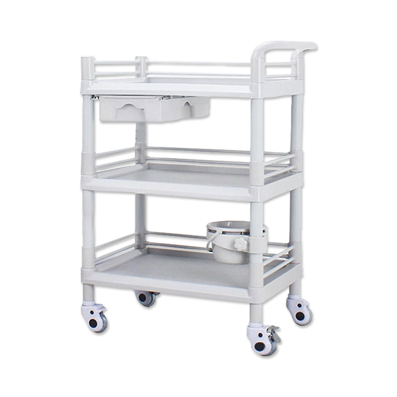 安赛瑞 2C00035 塑料手推车 （中号三层单抽屉）按辆销售