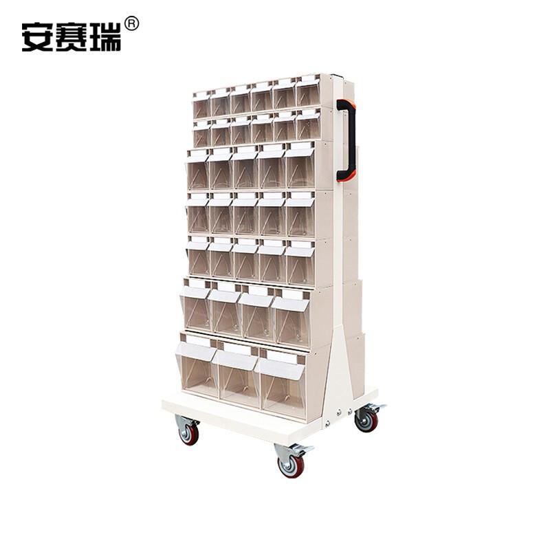 安赛瑞 2E00216 透明零件盒配料车 605×600×1350mm按（辆）销售