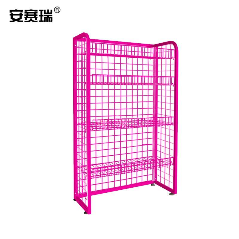 安赛瑞 2E00227 货架展示架 70×30×150cm 玫红色按（个）销售