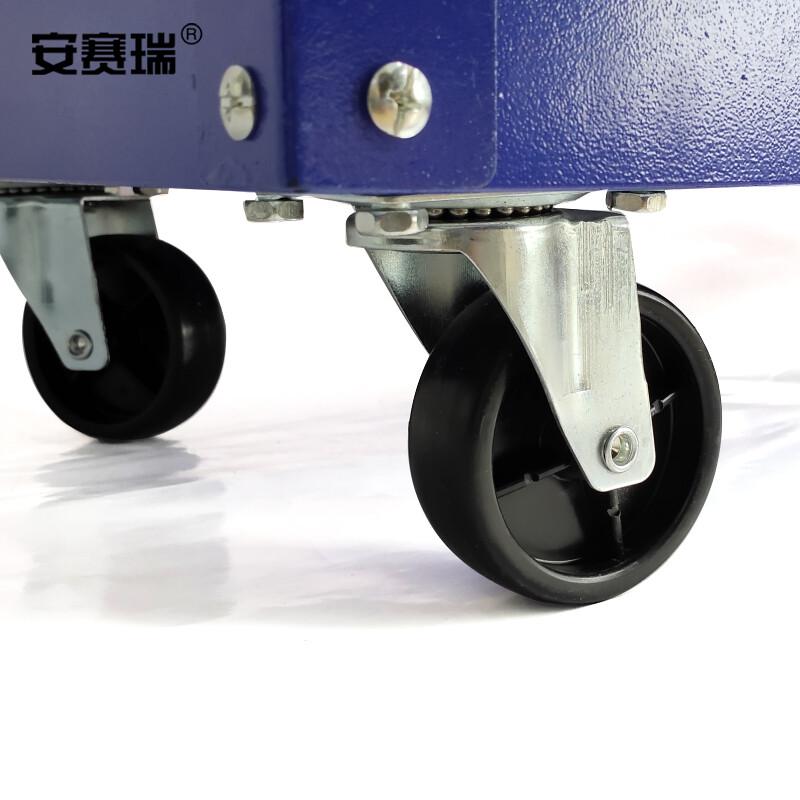 安赛瑞 400052 三层工具车 77×35.7×70cm 200kg 蓝色(带挂板待螺丝盒)按辆销售 安赛瑞 400052 三层工具车 77×35.7×70cm 200kg 蓝色(带挂板待螺丝盒)按辆销售