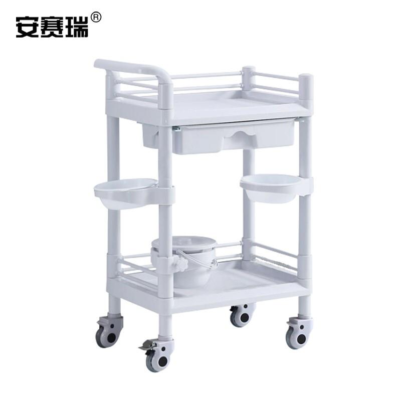 安赛瑞 600814 全塑收纳车 （双层单抽）按（辆）销售