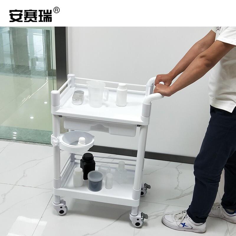 安赛瑞 600814 全塑收纳车 （双层单抽）按（辆）销售