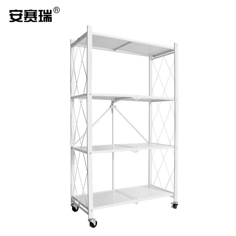 安赛瑞 711013 折叠置物架 白色 4层按（个）销售