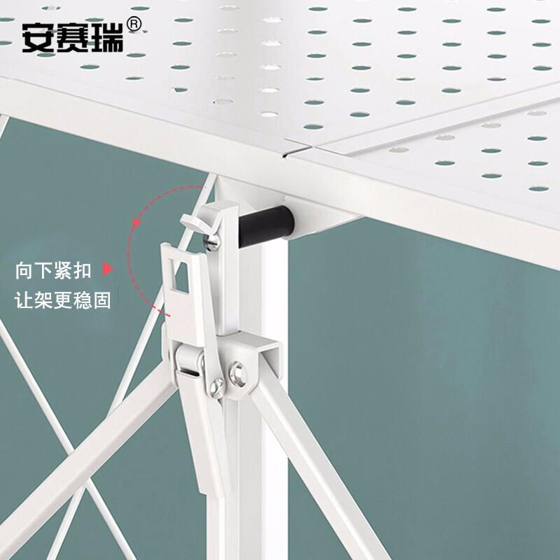 安赛瑞 711015 折叠置物架 白色 5层按（个）销售