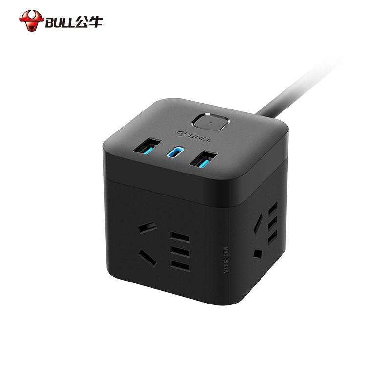 公牛 GNV-TQU183 多功能USB插座 18W快充 1.5米按个销售