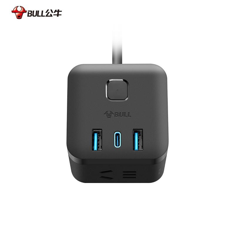 公牛 GNV-TQU183 多功能USB插座 18W快充 1.5米按个销售