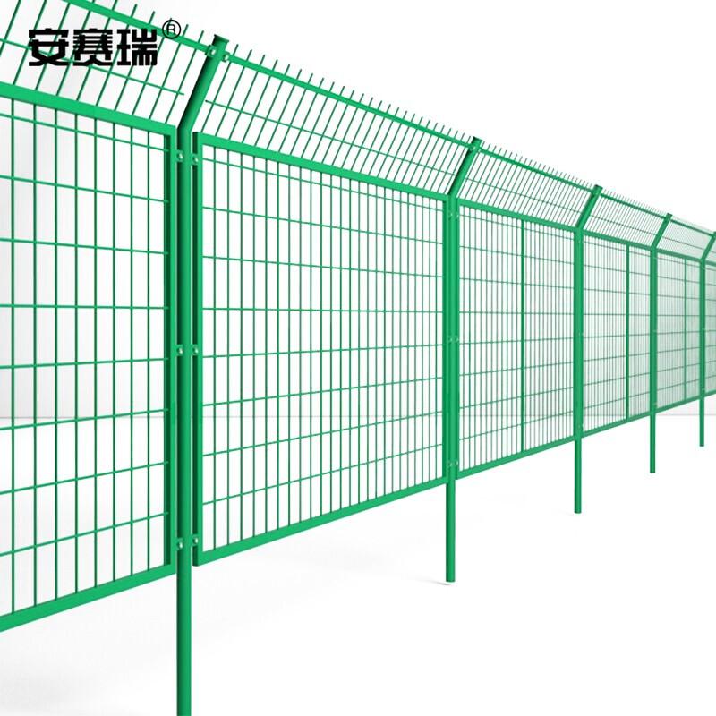 安赛瑞 200254 双边丝护栏网铁丝网围栏隔离网 框架网5.0mm 1.8×3m含预埋立柱1根 5个起订按个销售 安赛瑞 200254 双边丝护栏网铁丝网围栏隔离网 框架网5.0mm 1.8×3m含预埋立柱1根 5个起订按个销售