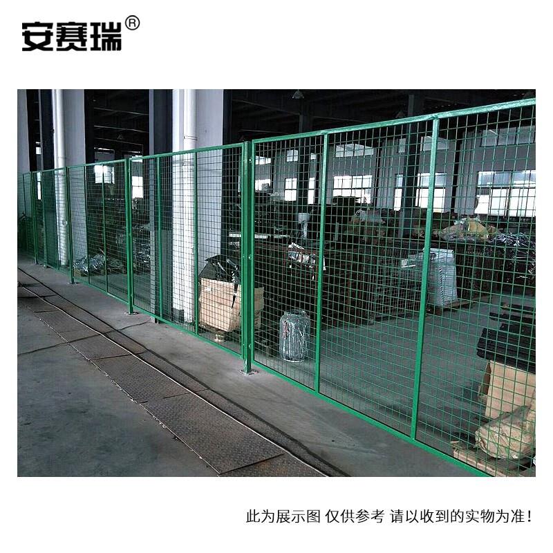 安赛瑞 200622 加厚工厂围栏铁丝网 高1.8宽2.5m 含1根立柱 绿色 5个起订按（个）销售