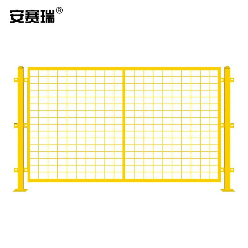 安赛瑞 200635 加厚工厂围栏铁丝网 高2宽2m 含1根立柱 黄色 5个起订按（个）销售