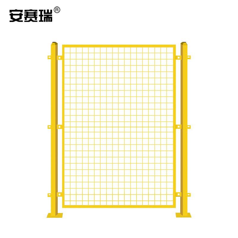 安赛瑞 200667 加厚工厂围栏铁丝网 高1.8宽1.5m 含1根立柱 黄色 5个起订按（个）销售
